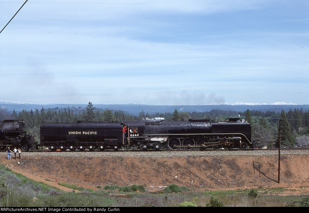 UP 8444 Steam Special on the way to the 1981 Sacramento Railfair
